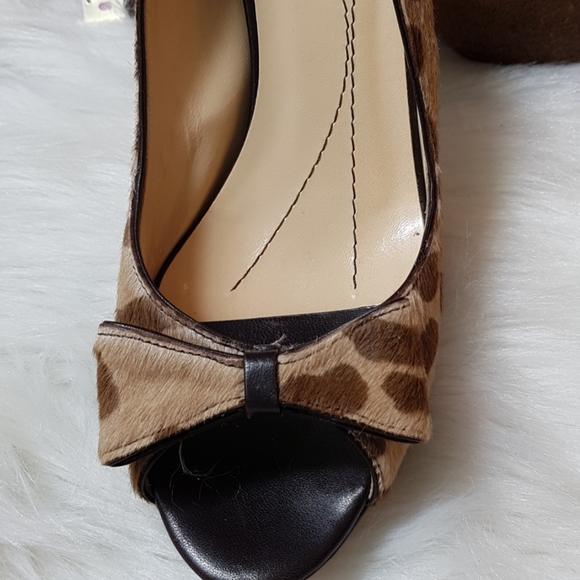 Kate spade  leopard heels Women's shoes size 7.5B - Picture 7 of 11